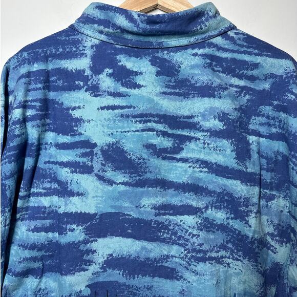 Vintage Take Two Clothing Musical Themed Shacket Jacket Shirt Denim Cotton Sz 3X - Picture 7 of 11